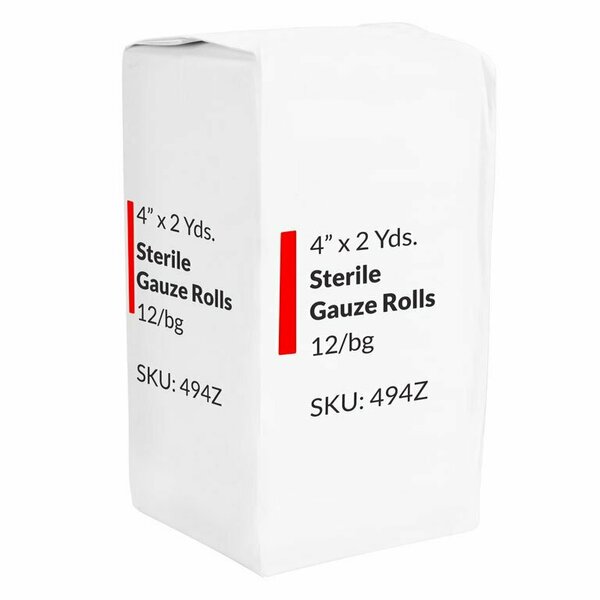 Oasis Sterile Stretch Gauze Rolls 4 in. X 2.1 Yards, 48PK 494STRLX48